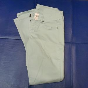 Maurices seafoam green jeggings S-R